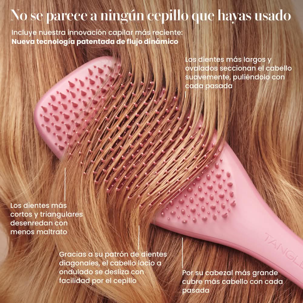 THE COMPLETE CAREBRUSH&trade; SATIN ROSE (CEPILLO PARA CABELLO LACIO A ONDULADO)